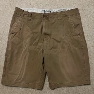 Rocawear Men's Brown Flat Front Shorts